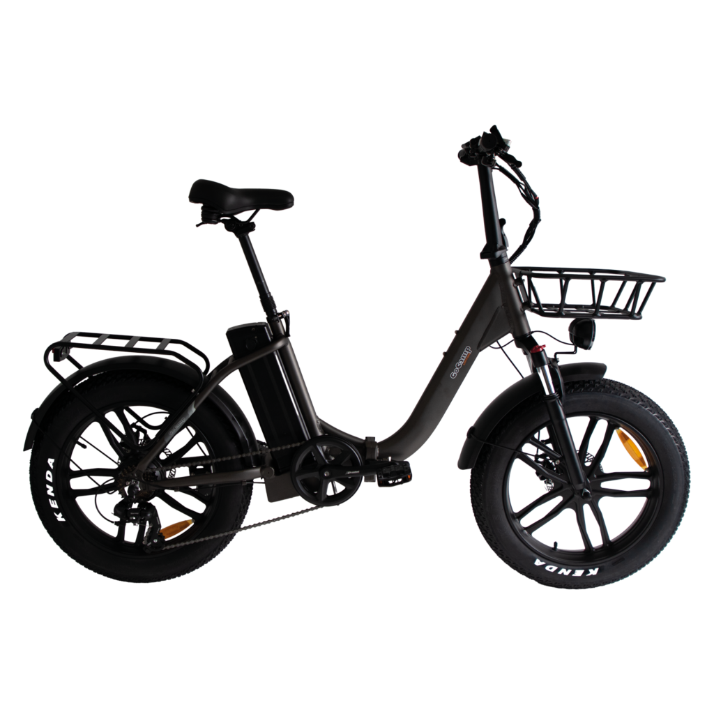 Hopfällbar elcykel – idealisk för camping och resor