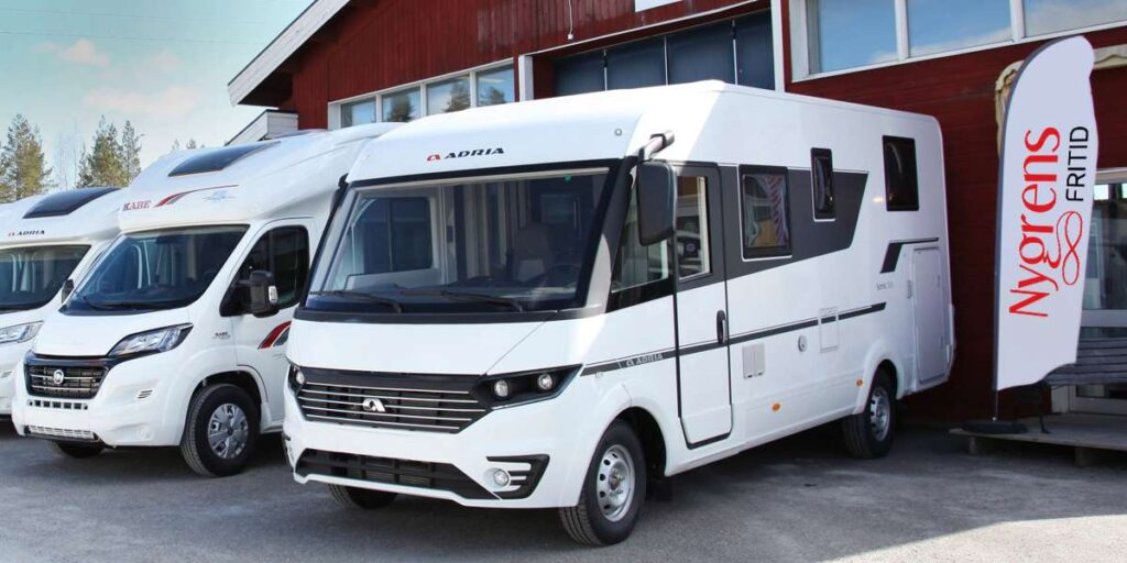 Husbilar och husvagnar i Östersund – Nygrens Fritid